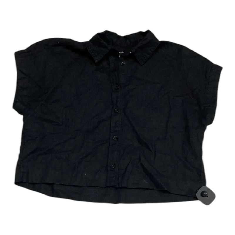 Top Short Sleeve By Madewell In Black, Size: Xs