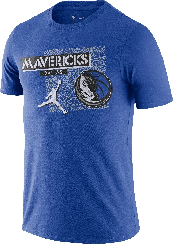 DALLAS MAVERICKS JORDAN 21-22 COURTSIDE JORDAN HORSEHEAD ROYAL TEE