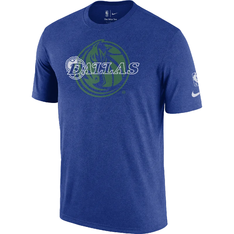 DALLAS MAVERICKS NIKE 21-22 CITY EDITION DALLAS WORDMARK ROYAL TEE