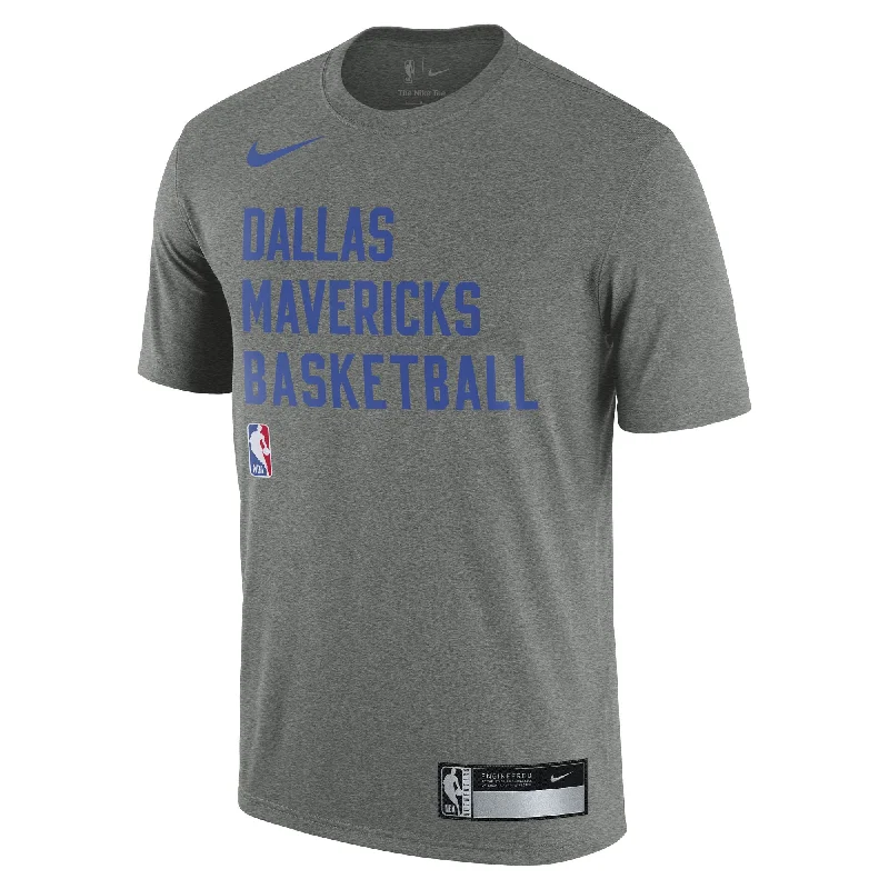 DALLAS MAVERICKS NIKE GREY SHORT-SLEEVE TEE